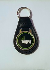 Reproduction Arctic Cat El Tigre Snowmobile Medallion Leather Keychain 086 