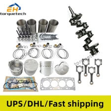 Overhaul Rebuild Kit+crankshaft+connecting rod for Hyundai HC20-35H1 2.5L Engine