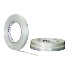 3 pack 1/2" .5 inch x 60 yard 12mm x 55m 5 Mils Thick STIKK Filament Tape