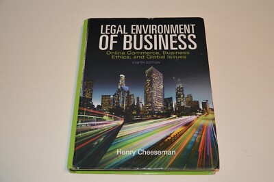 Legal Environment of Business: Online Commerce, Ethics, and Global Issues - VGC