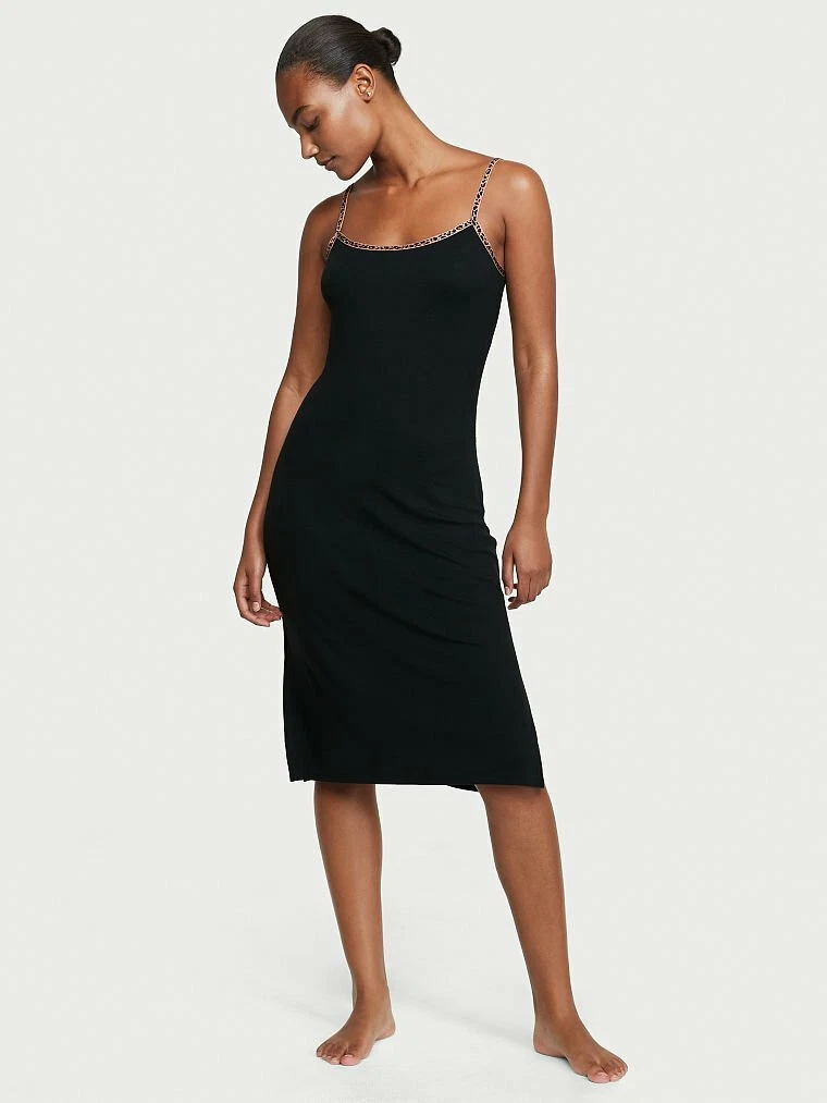 UNDERCOVER Abito slip midi a costine modal VICTORIA'S SECRET XL