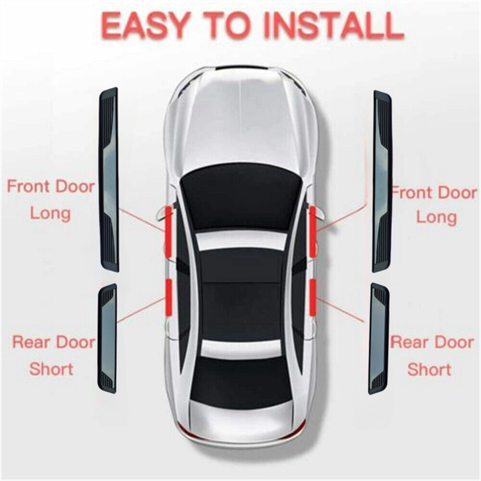 4PCS Door Sill Cover Plate Panel Step Protector Trim for Toyota Corolla