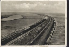 Insel Sylt Hindenburgdamm Eisenbahn Fliegeraufnahm