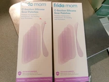Frida Mom C-Section Silicone Scar Waterproof W/ Case 6 Reusable Patches LOT OF 2