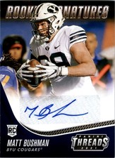 2021 Chronicles Draft Picks Threads Rookie Signatures #20 Matt Bushman Auto - FB