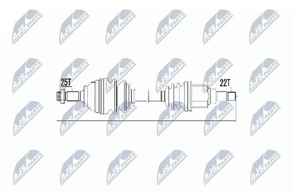 Antriebswelle NTY NPW-CT-018 FüR Picasso Partner Berlingo Xsara Peugeot CitroËN-image