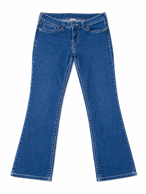 True religion, women, straight leg jeans, size 30 blue denim