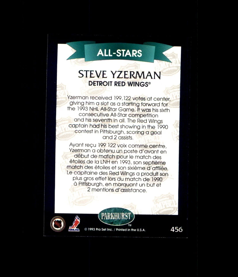 1992-93 PARKHURST HOCKEY🥅YOU PICK FAVS🥅Complete Your NHL Set #251 - #480 - Image 4 of 4