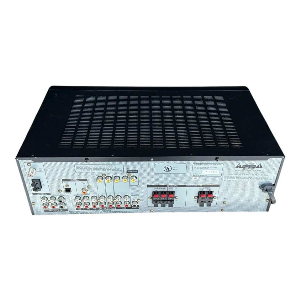 Sony STR-DE475 - Home Theater - Digital AV Stereo Receiver 5.1 Channel - Image 3 of 4