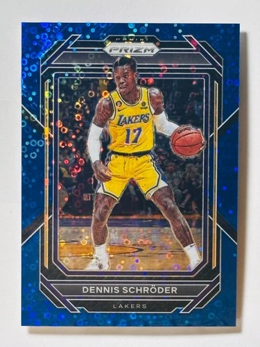 2022-23 Panini Prizm Basketball Dennis Schroder Blue Fast Break Prizm /150