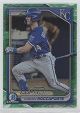 2024 Bowman Chrome Prospects Lunar Glow Refractor Carson Roccaforte #BCP-33 00gy