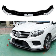F&uuml;r Benz W166 GLE Coupe C292 2015-2019 AMG Frontsto&szlig;stange Spoiler Lippe Schwarz