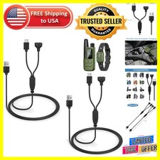 2-Pack USB Type C Dog Collar Charger - Magnetic 3 Ft Cable for Training Collars