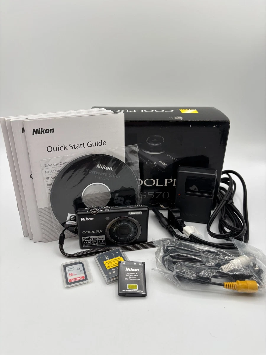 Nikon Coolpix S570 Digital Cameras for sale | eBay
