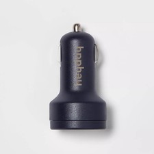 Heyday Dual Port 20W Car Charger Dusk Blue USB-C USB-A