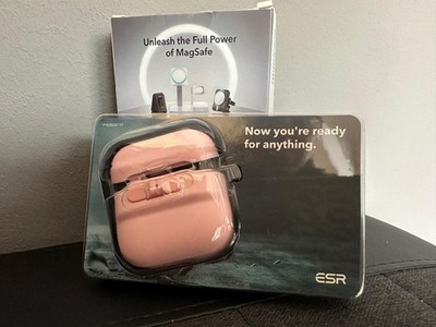 ESR Pulse FlickLock Case Pink   Schutzhülle für Apple AirPods 4 Ladecase MagSafe