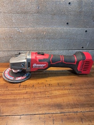 BAUER TOOLS 2161CR-B BRUSHLESS 20V ANGLE GRINDER TOOL ONLY TESTED GREAT 