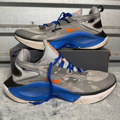 Nike Signal D/MS/X Mens Size 14 Grey Blue Orange Sneakers AT5303-004