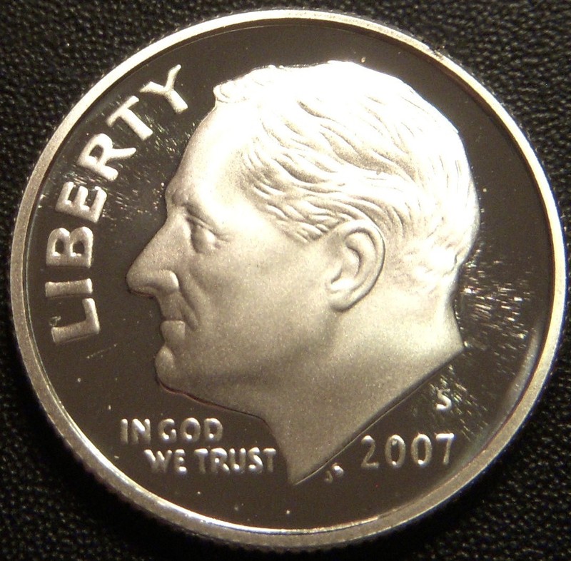 2007-S Silver Proof Roosevelt Dime - Nice Silver Proof Coin
