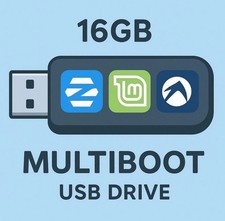 CHIAVETTA USB MULTIBOOT 3-IN-1 | ZORIN, LINUX MINT, LUBUNTU | PC VELOCE