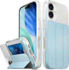 Vcommute for Iphone 17 Wallet Case, Military Grade Drop Protection Flip Leathe