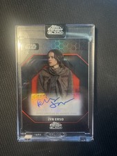 2024 Topps Chrome Black Star Wars Jyn Erso /5 Auto First On Print