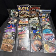 Lot Of Vintage PC CD-ROM Games Assortment - Mostly Discs Only - War Games Slots