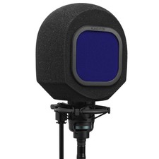 Portable Vocal Isolation Booth  Soundproof Microphone Shield  Pop Filter