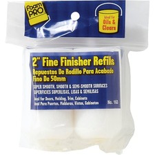 Acabador fino FoamPro 2 pulgadas Mini cubierta de rodillo de espuma (paquete de 2) 163 FoamPro Fine