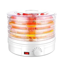 ✅5-Tray Food Dehydrator Machine Adjustable Portable Countertop Fruit Drying US