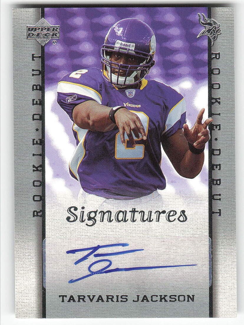 Tarvaris Jackson Upper Deck Rookie Debut #255 Base