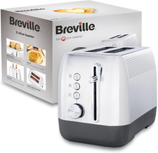 Breville Edge Deep Chassis 2 Slice Toaster | Toasts All the Way to the Top | Bru