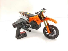 CUSTOM BUILT LOSI PROMOTO MX 1/4 RC MOTORCYCLE Bully Spoke Proline Hot Racing