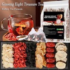 Ginseng Five Treasure Tea - Kidney Support, Red Date Herbal Blend 30-150 bags