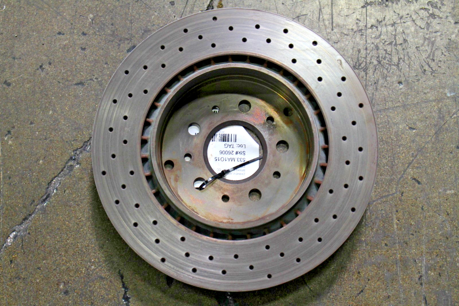 Maserati Quattroporte Rear Brake disc P/N 228411