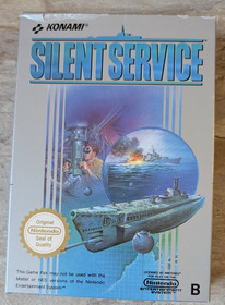 Nes Silent Service - Nintendo NES Spiel PAL B- OVP CIB