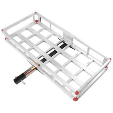 Aluminum Hitch Cargo Carrier 49.4x22.4in 500lb Capacity Fits 2 Receiver