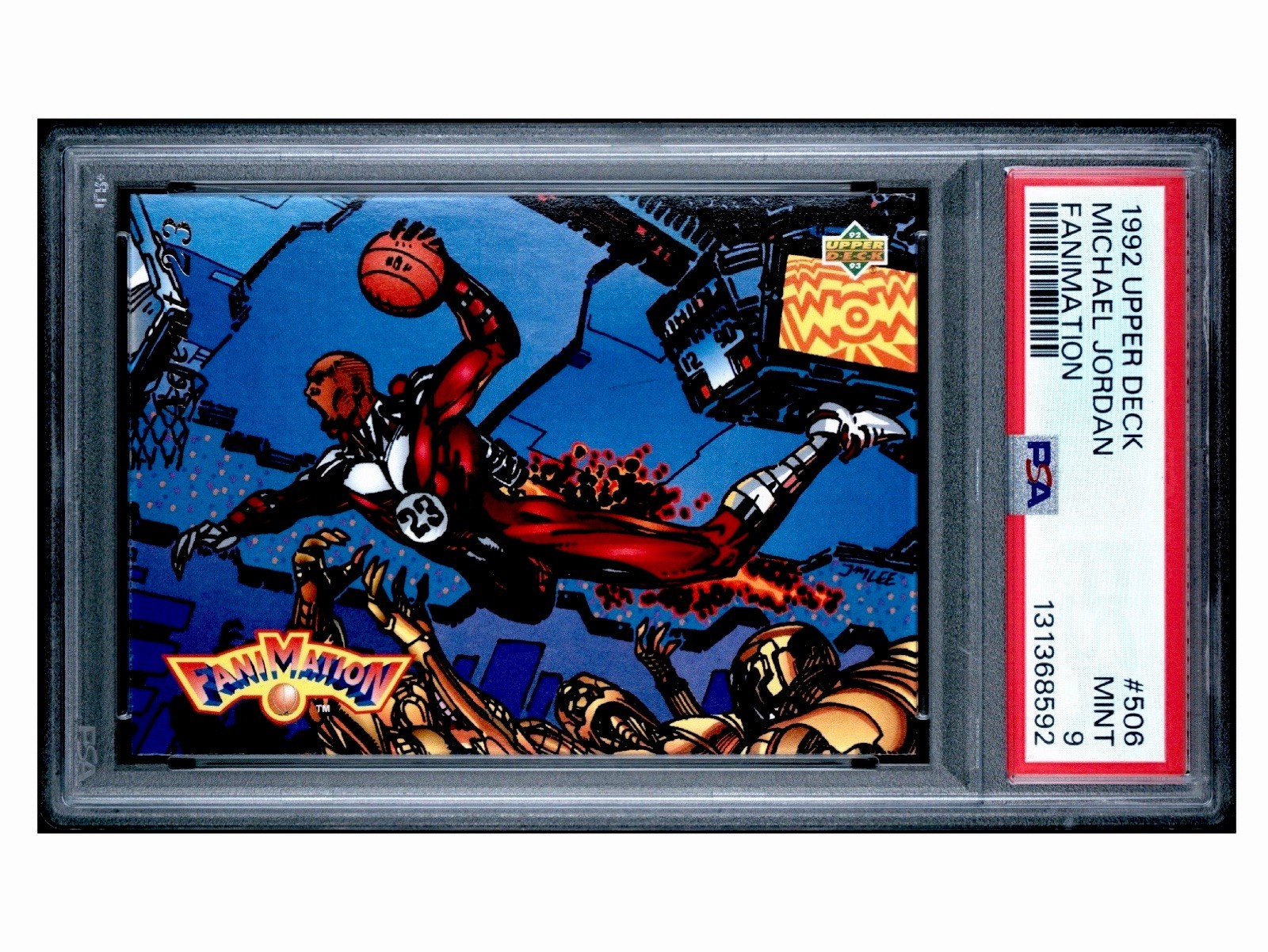 Michael Jordan "Agent 23" 1992-93 Upper Deck NBA Fanimation #506 MJ MINT PSA 9