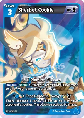 Sherbet Cookie (P-030)   Promo | Cookie Run TCG Collectible Card