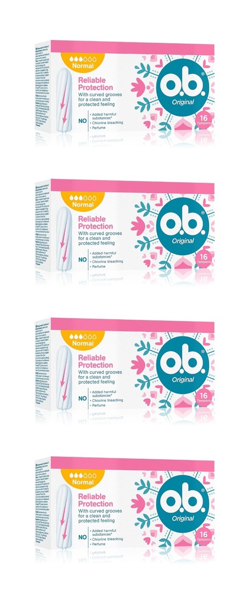 O.B. ProComfort Tampons Normal – 56 Stück, Mit SilkTouch-Bezug & DynamicFit Technologie