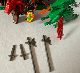 Vintage LEGO Castle #6076 DARK DRAGON'S DEN~100% Complete with/Manual
