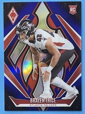 2024 Panini Phoenix Rookies Bralen Trice #162 Blue Fade /249 (RC) Falcons SP