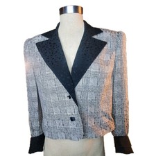 Vintage Silk Imagin David Hayes Blazer