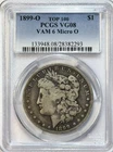 1899-O Morgan Dollar - PCGS VG08 - VAM-6 Micro O Top 100 Rare Variety Silver $1