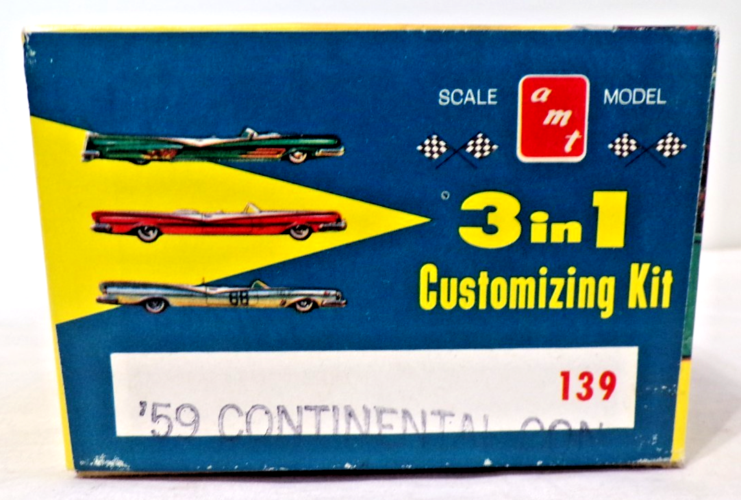 Vintage NOS AMT 1959 LINCOLN CONTINENTAL CONVERTIBLE 3 In 1