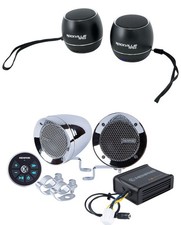 Memphis MXABMC2BT 2 Speakers Amp Bluetooth Control  Home Speakers