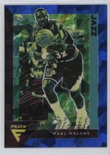 2020-21 Panini Flux Blue Cracked Ice Prizm Karl Malone #188 HOF gc7
