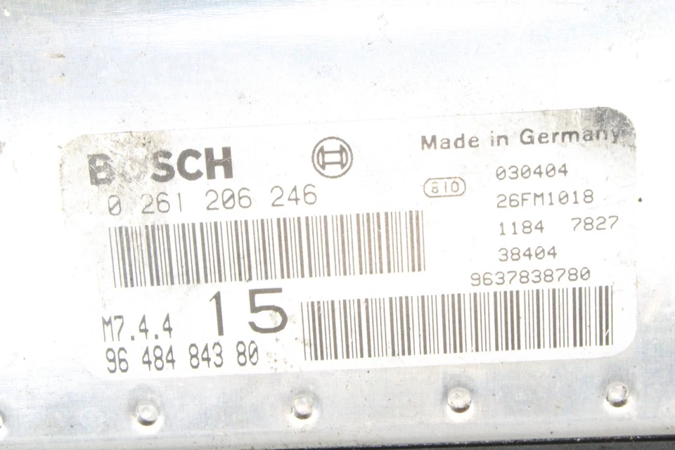 Centralina centralina centralina motore CITROËN SAXO 9648484380 1.1 benzina 44kw 2001 23862884 - Immagine 4 di 4