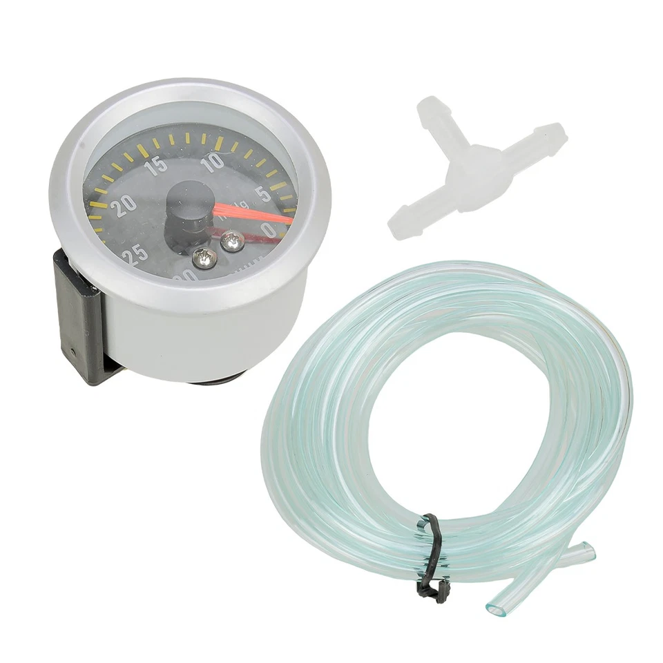 Coche 2" 52mm Coche Motor Universal Cara Negra LED 0-30 Vacío Medidor Uso Foto 3 de 4