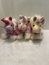 Lot Of 3 Dan Dee Plush Unicorns 8